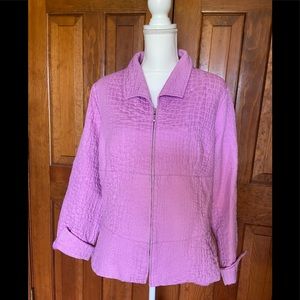 Dialogue Women’s Front Zip Jacket/Size X-Large